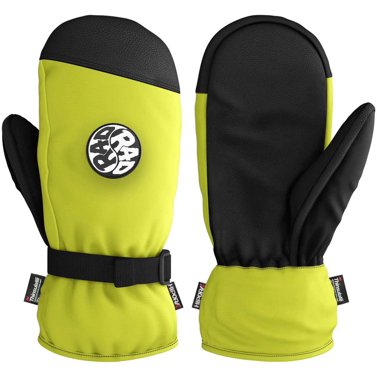Rad Gloves - SIDEHIT MITTEN keltainen