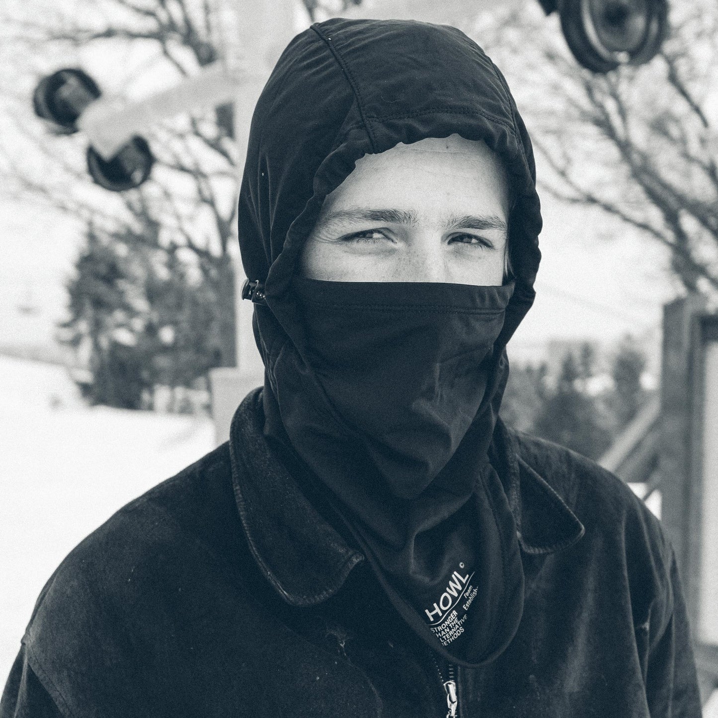 Howl Supply - STORMY FACEMASK Musta