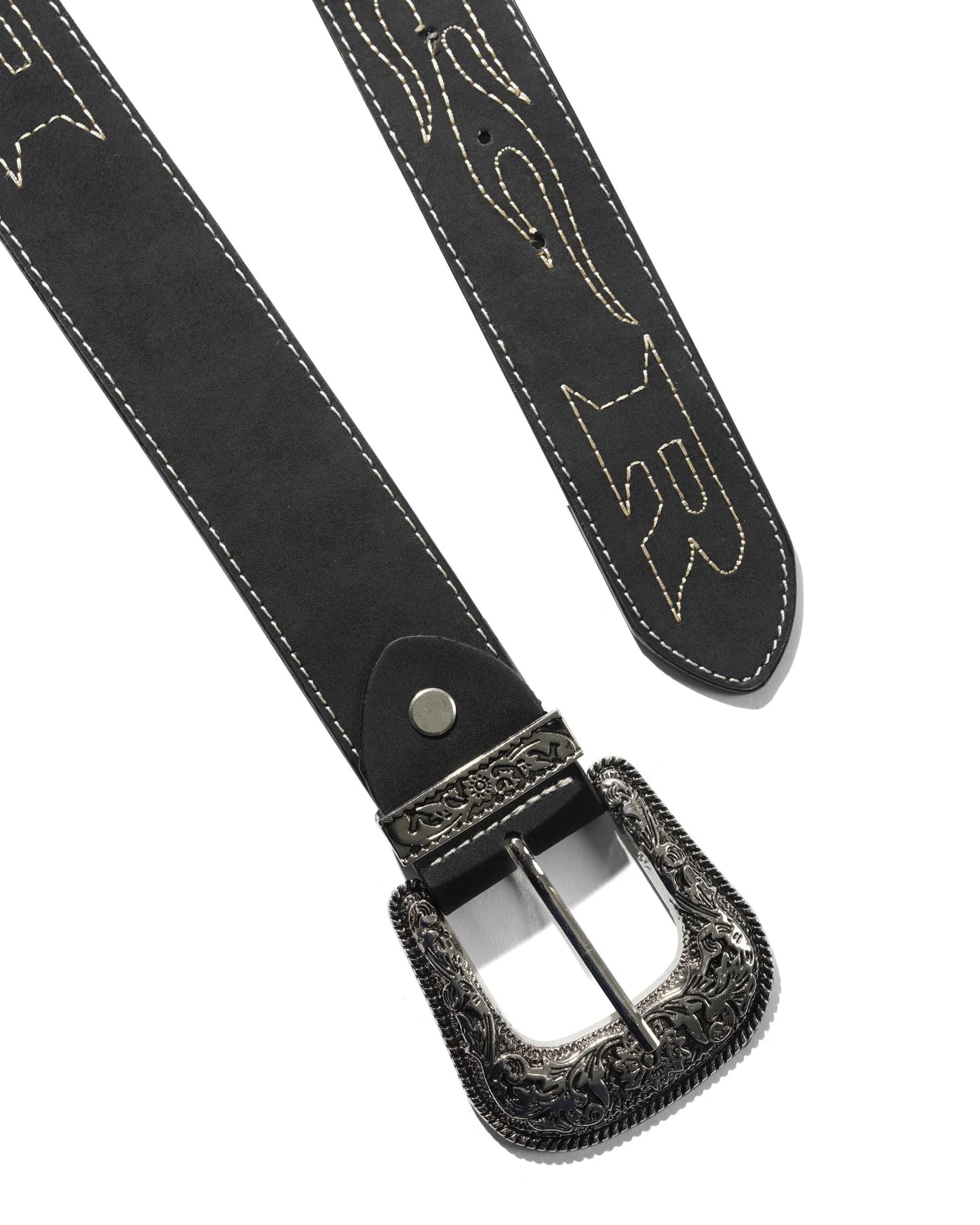 Butter Goods - Flame Stitch Belt, Black