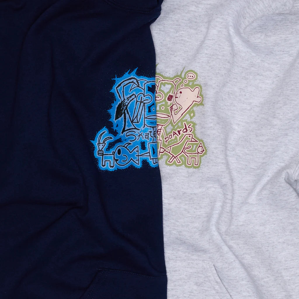 Frog Skateboards - Radioactive huppari (tummansininen)