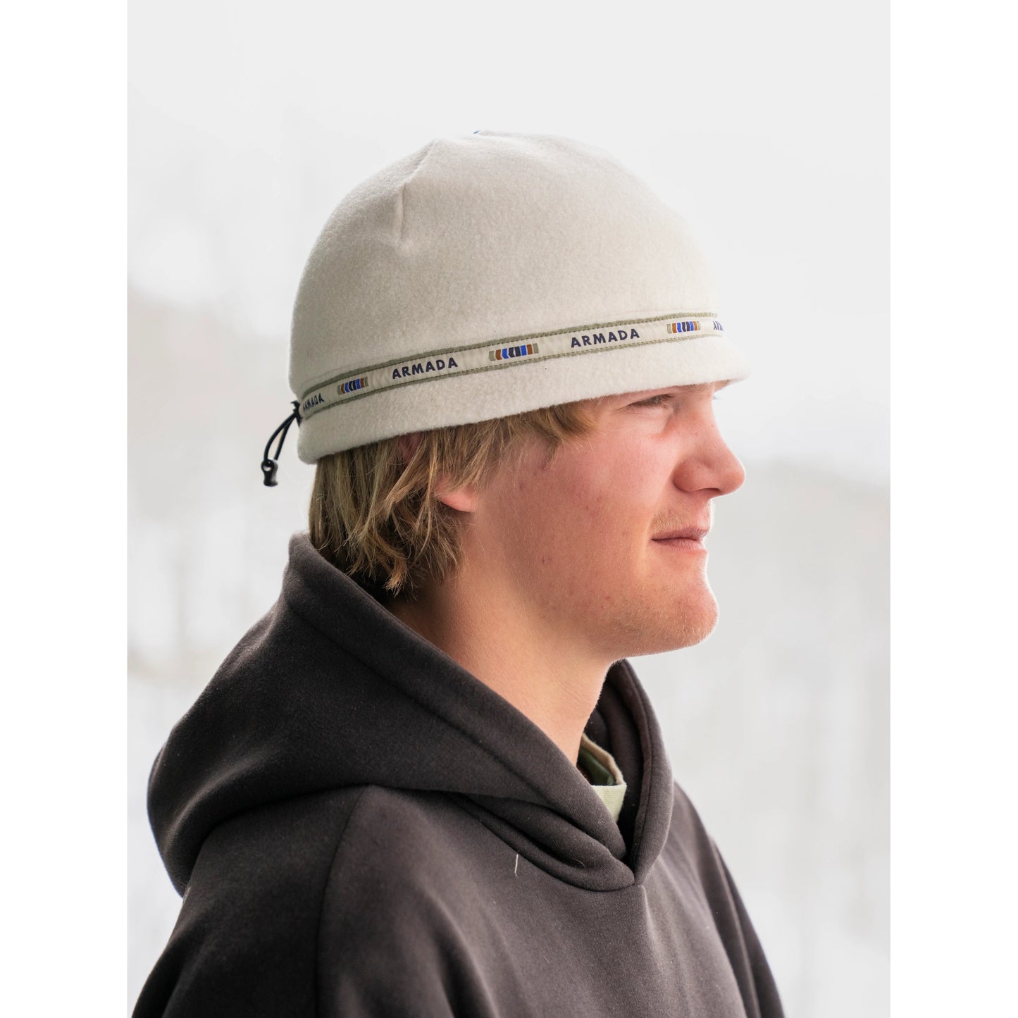 Armada - Nyörilukollinen Fleece-pipo KERMANVAINEN