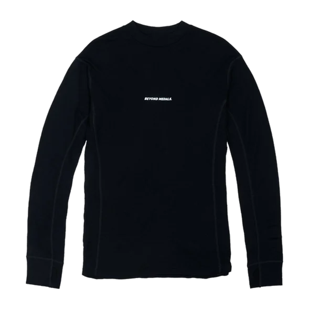 Beyond Medals - Merino Baselayer Top — Black