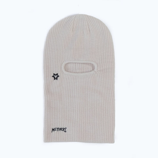 Method - Knit Balaclava — White