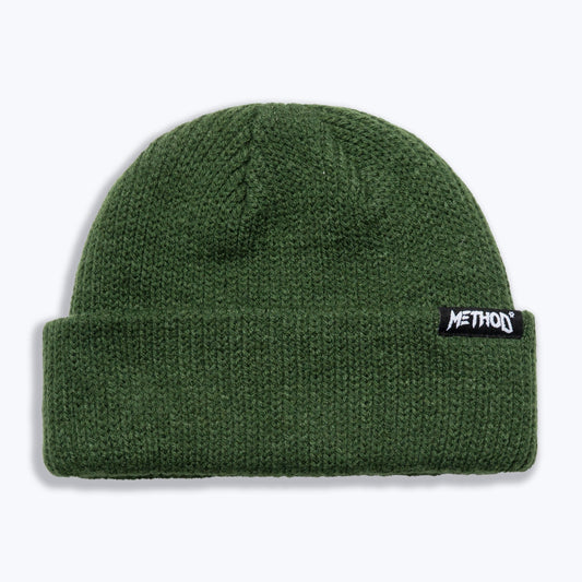 Method - Label Beanie — Forest Green