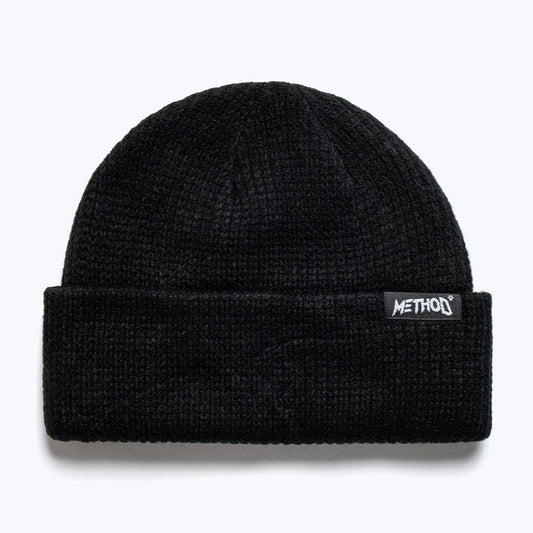 Method - Label Beanie — Black