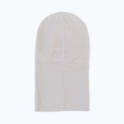 Method - Knit Balaclava — White