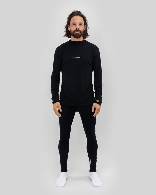 Beyond Medals - Merino Baselayer Top — Black