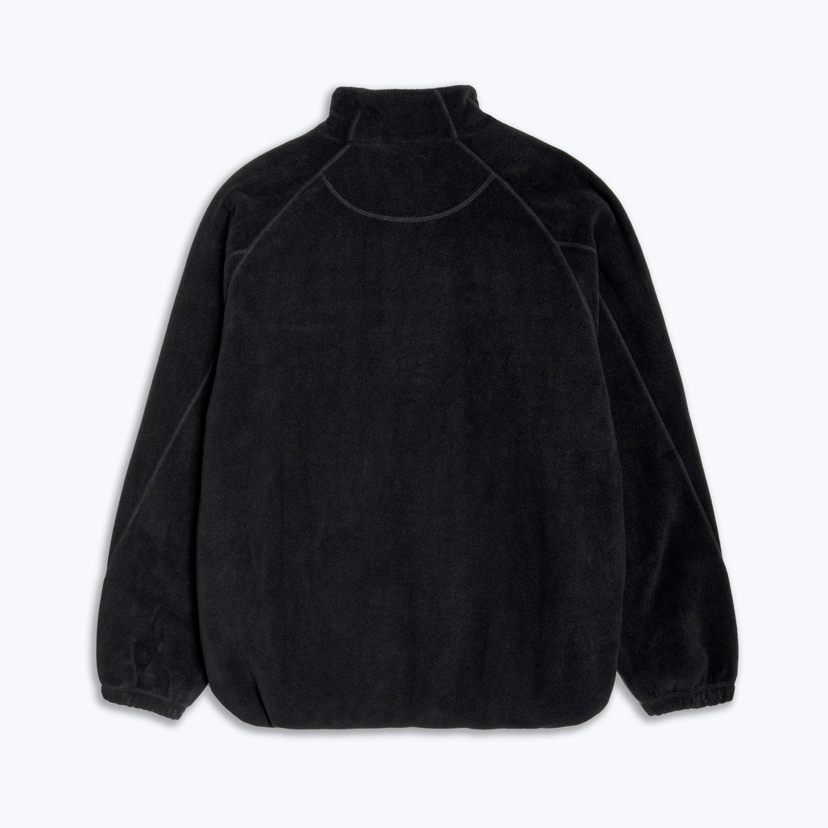 Method - Label 1/4 Zip Fleece — Black