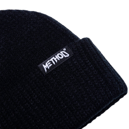 Method - Label Beanie — Black