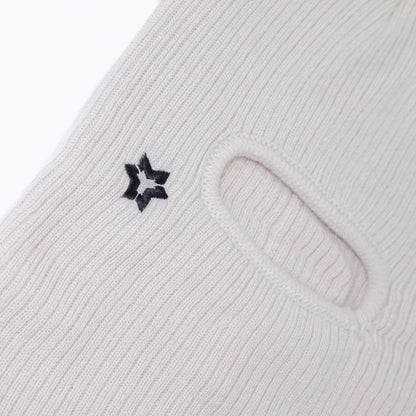 Method - Knit Balaclava — White