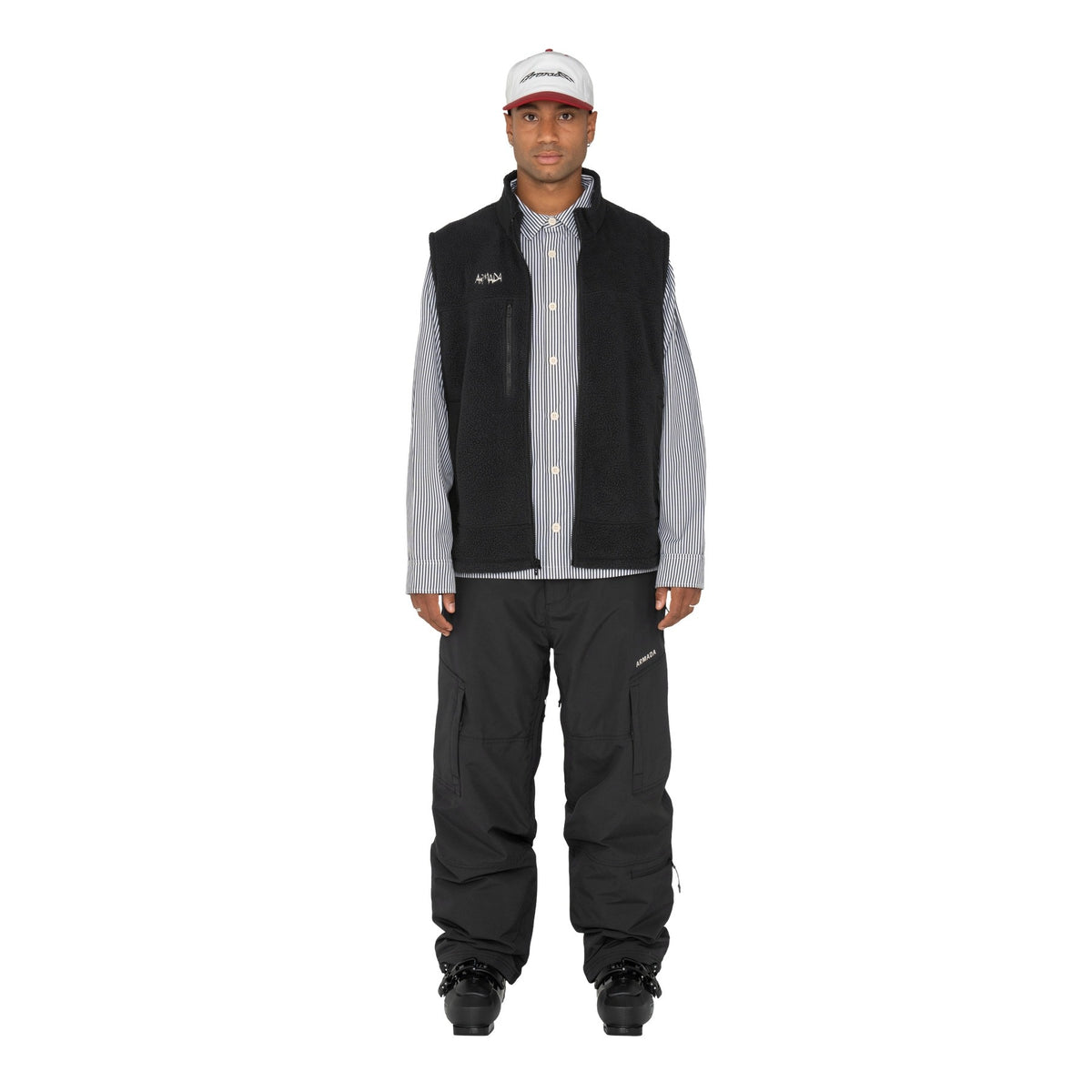 Armada - Klatch Fleece Vest — Black