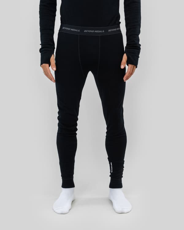 Beyond Medals - Merino Baselayer Bottom — Black