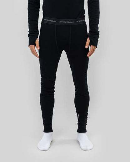 Beyond Medals - Merino Baselayer Bottom — Black