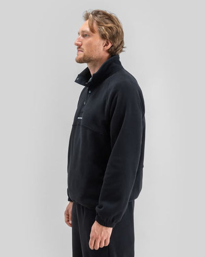 Beyond Medals - Half Snap Fleece — Black