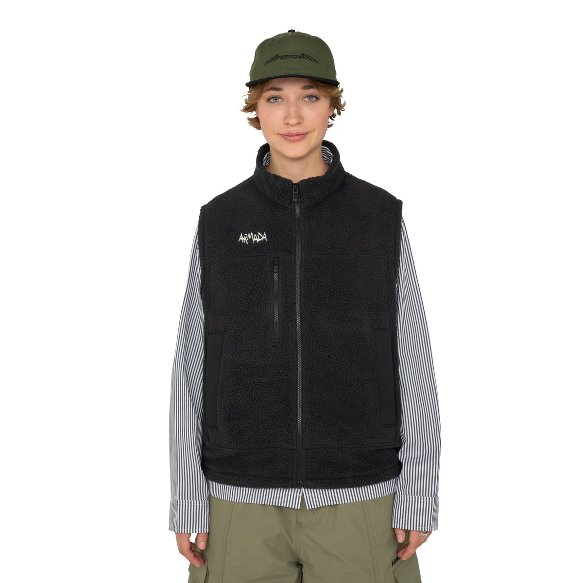 Armada - Klatch Fleece Vest — Black