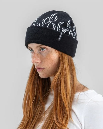 Beyond Medals - 00s Flame Beanie — Black