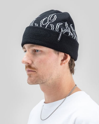 Beyond Medals - 00s Flame Beanie — Black