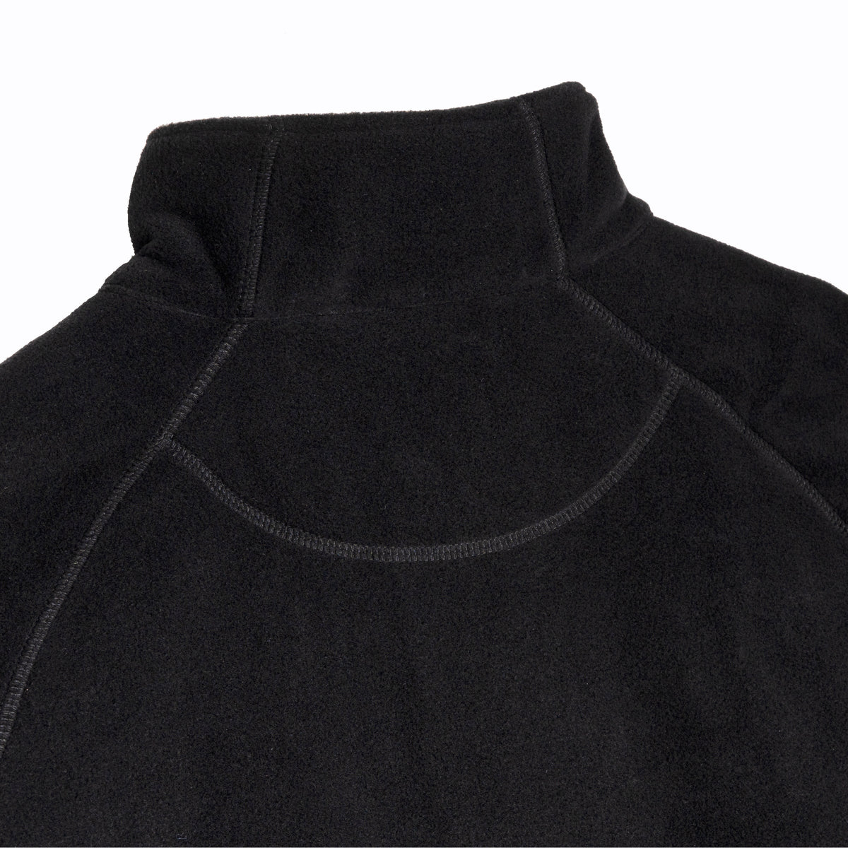 Method - Label 1/4 Zip Fleece — Black