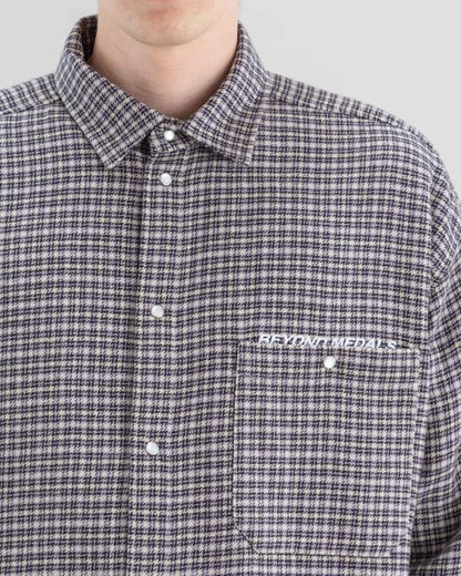 Beyond Medals - Checkered Shirt — Light Beige