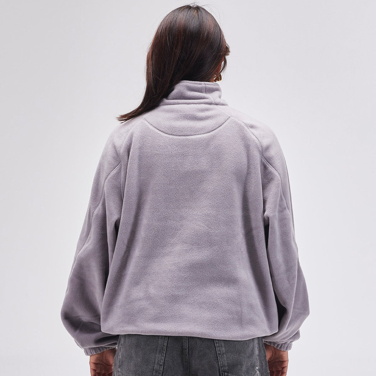 Method - Label 1/4 Zip Fleece — Grey