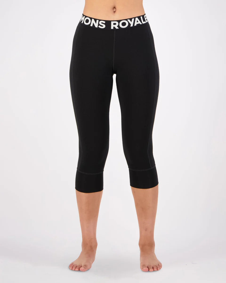 Mons Royale - Women's Cascade Merino Base Layer 3/4 Legging