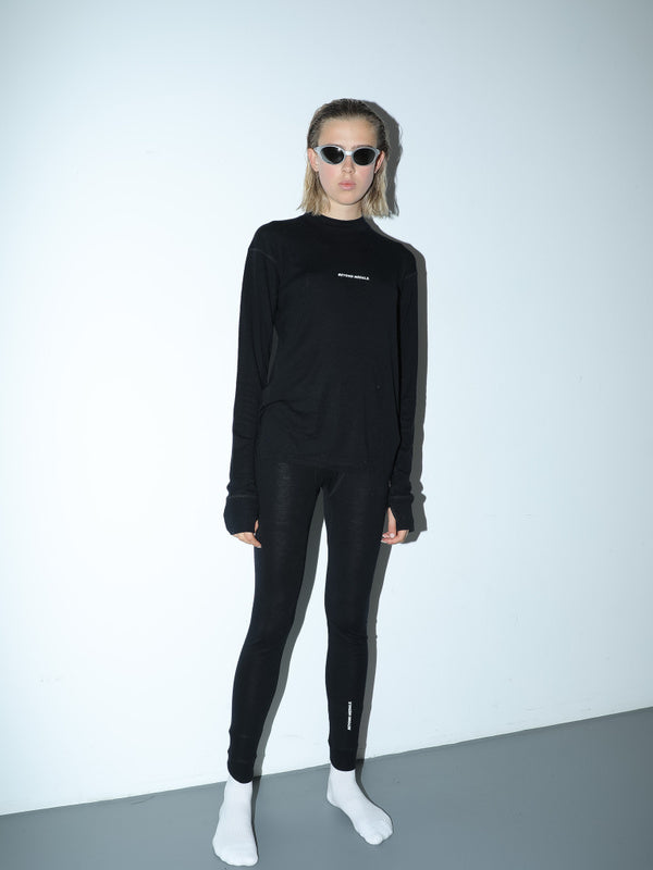 Beyond Medals - Merino Kerrasto YLÄOSA Musta