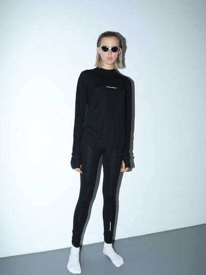 Beyond Medals - Merino Kerrasto YLÄOSA Musta