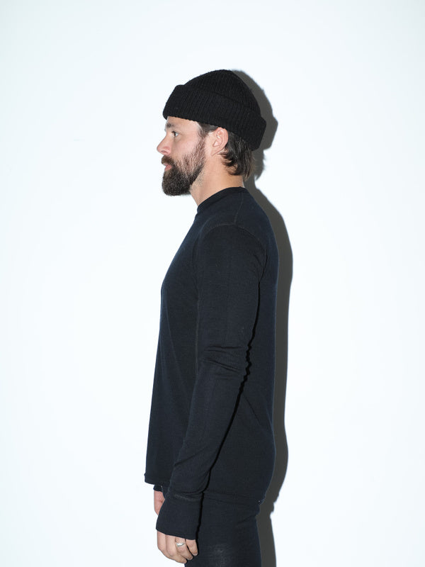 Beyond Medals - Merino Kerrasto YLÄOSA Musta