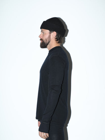 Beyond Medals - Merino Kerrasto YLÄOSA Musta