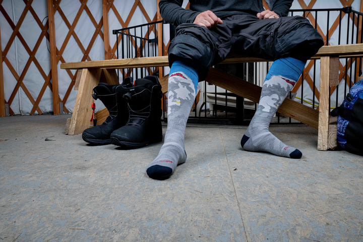 Darn Tough - Heady Yeti OTC Midweight w/ Pehmuste