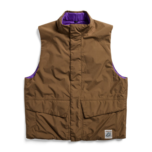 Burton - Reversible Insulated Vest — Earth Ship Brown