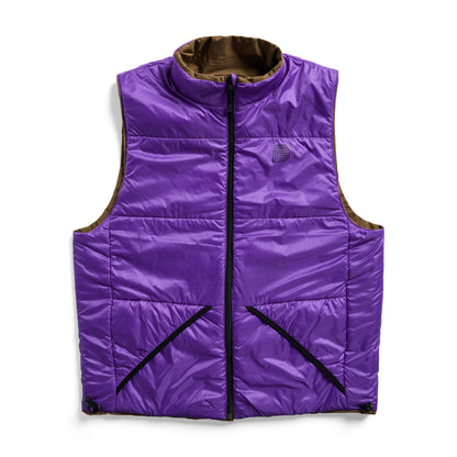 Burton - Reversible Insulated Vest — Earth Ship Brown