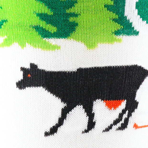 Darn Tough - Pow Cow OTC Midnight Pehmusteella