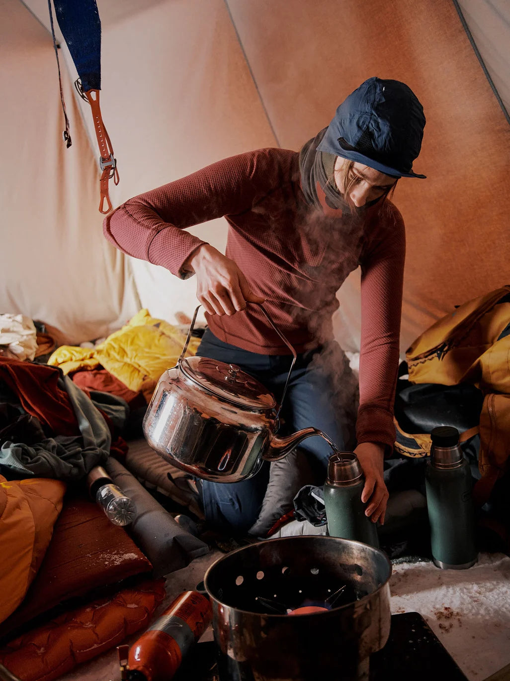 Klättermusen - Valtava Naisten Neulepusero violetti