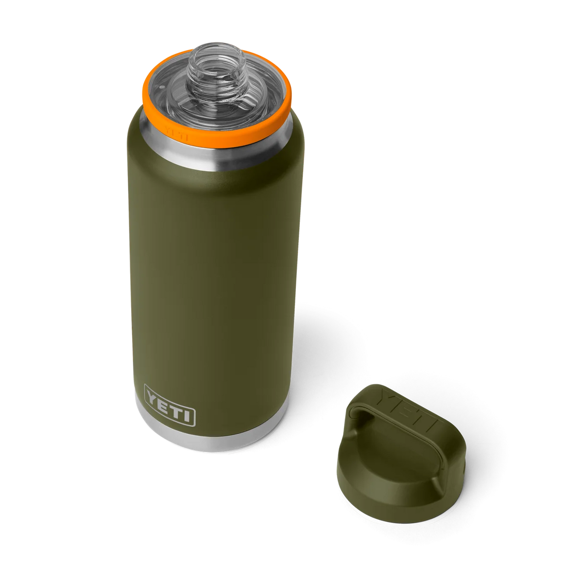 YETI - Rambler 36 oz Bottle with Chug Cap (Olive / Orange)