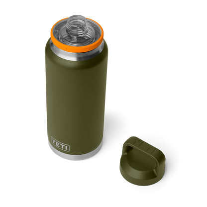 YETI - Rambler 36 oz Bottle with Chug Cap (Olive / Orange)