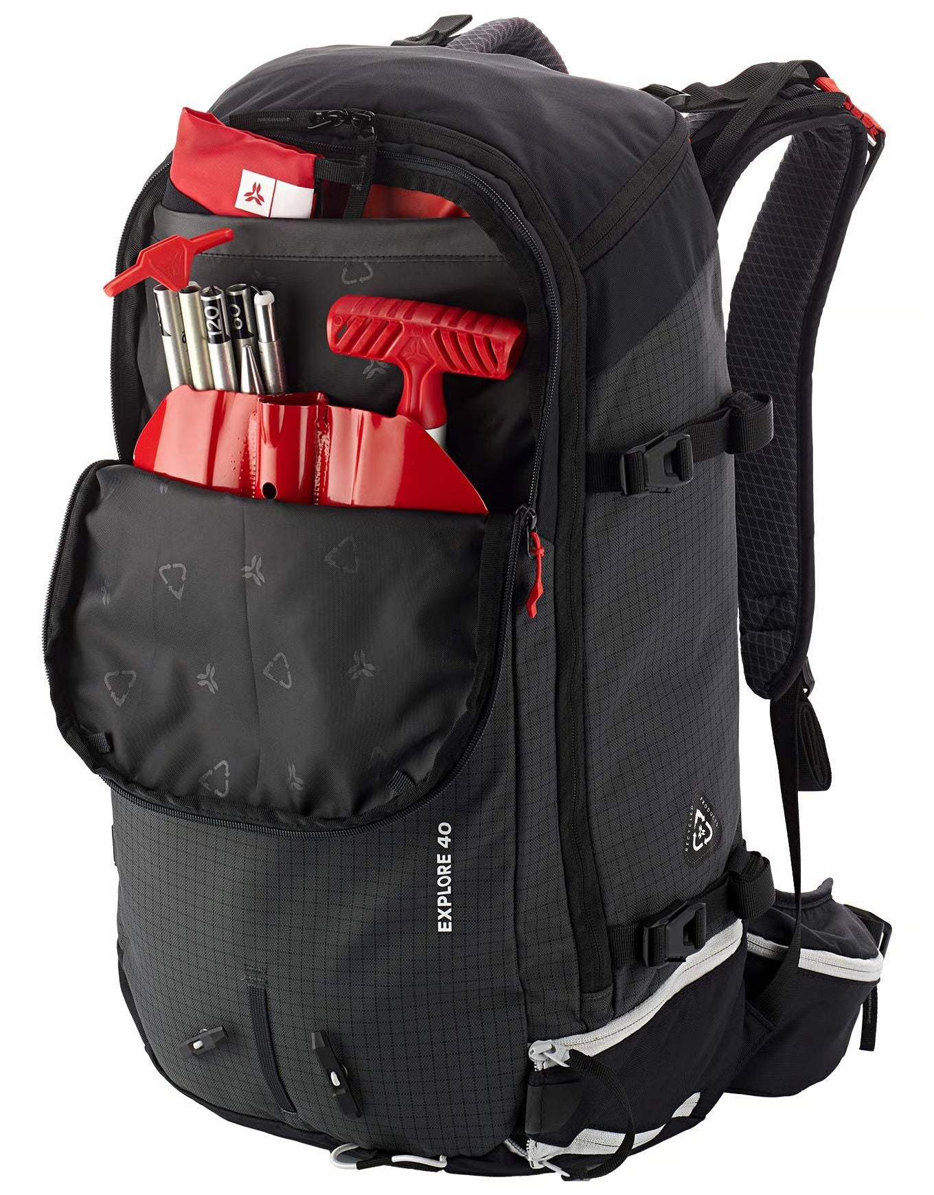 Arva - Explore 40 black Backbag