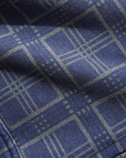 Butter Goods - Amplify Zip-Thru Hood Navy Plaid