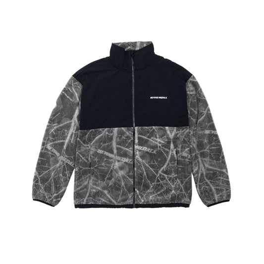 Beyond Medals - Ruskea tekninen fleecetakki