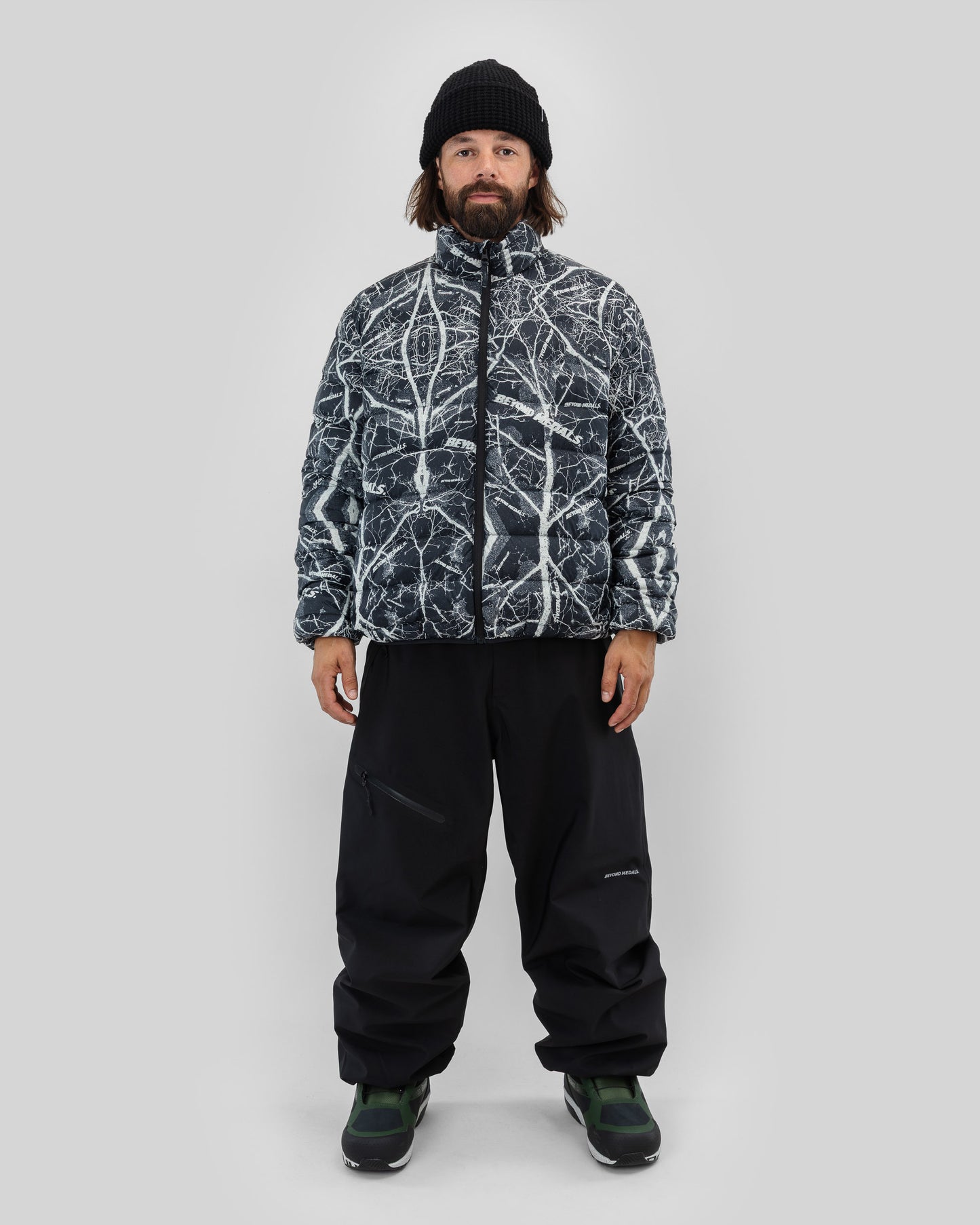 Beyond Medals - Pakattava untuvatakki Harmaa