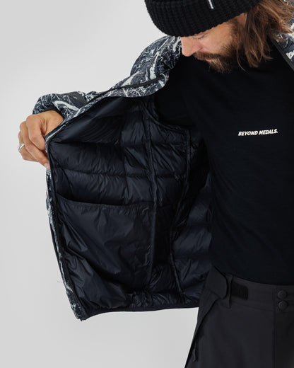 Beyond Medals - Pakattava untuvatakki Harmaa