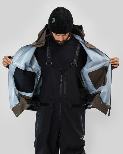 Beyond Medals - Tekninen takki 3L Ruskea