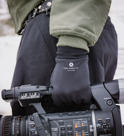 Howl Supply - FLEECE GLOVE musta