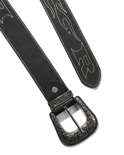 Butter Goods - Flame Stitch Belt, Black