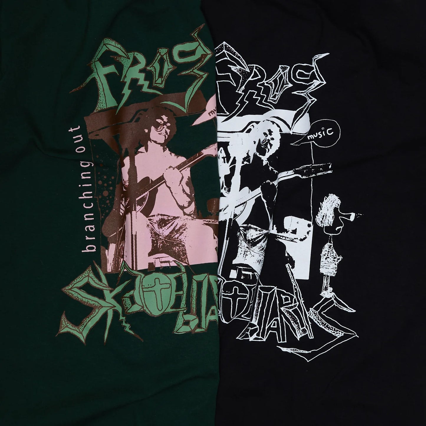 Frog Skateboards - Branching out Bootleg T-paita (Forest)