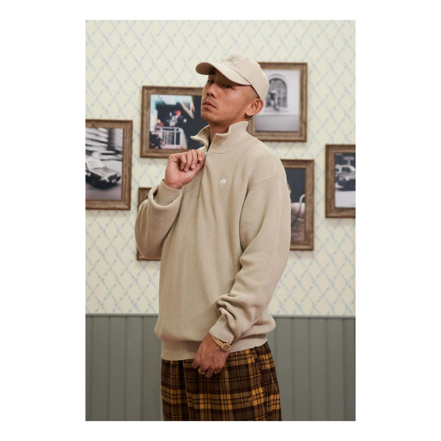 Helas - Diploma Quarter Zip Neule