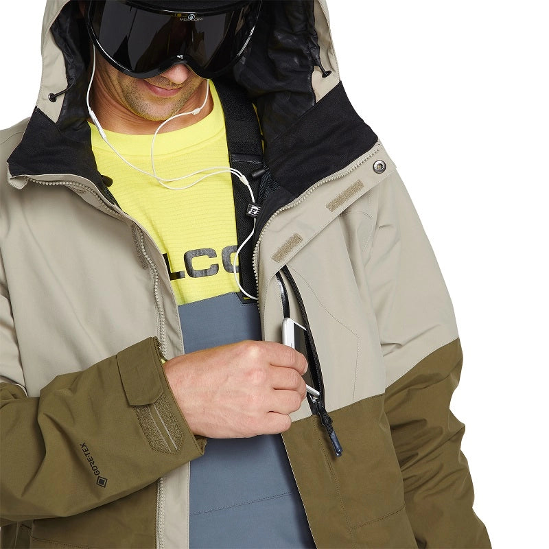Volcom - L Gore-Tex -takki Tumma Khaki